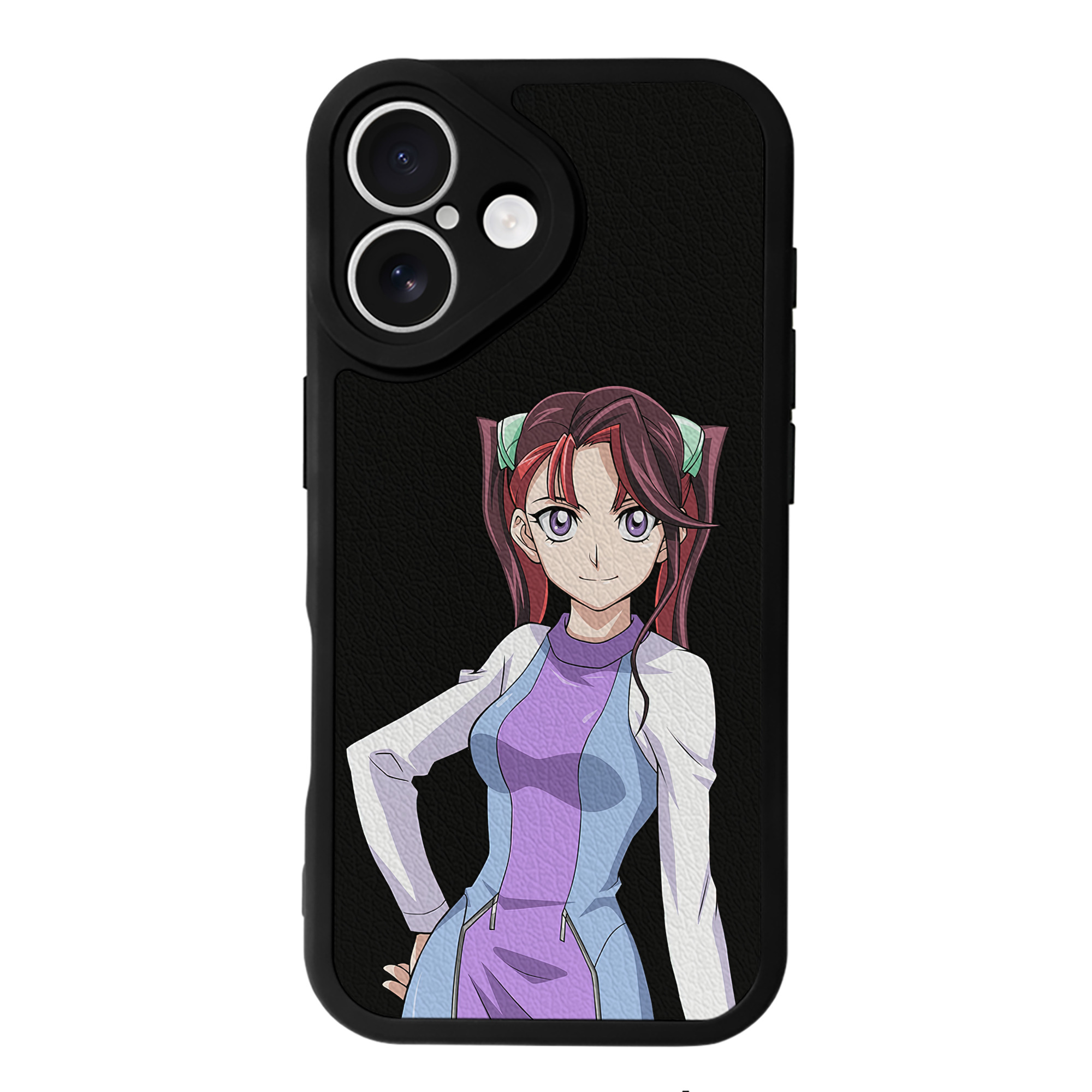 遊☆戯☆王 Yu-Gi-Oh! 【iPhone 16シリーズ対応】シリコンスマホケース（レザー調） 材質：シリコン